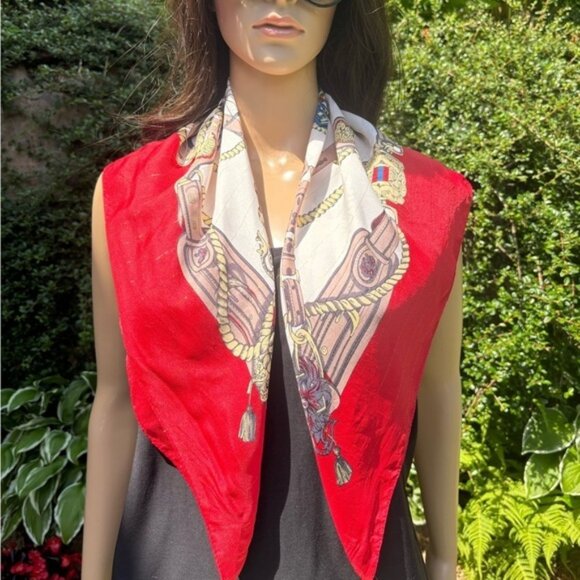 Vintage Brougham carriage scarf - Picture 5 of 12